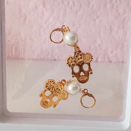 Aretes Calavera