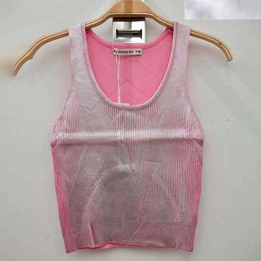 Blusa Rosa con Brillos