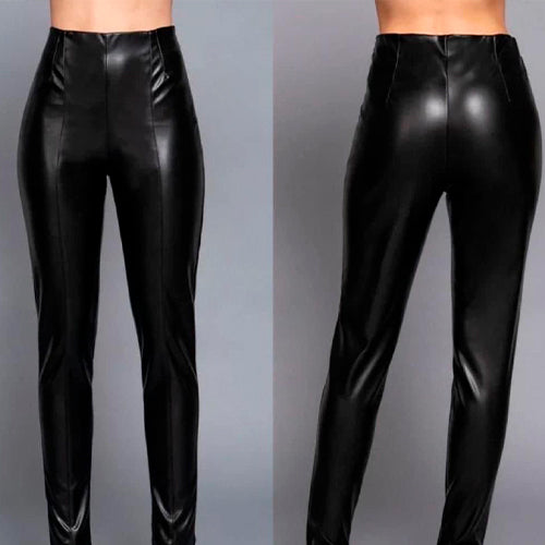 Pantalón Cuero Negro