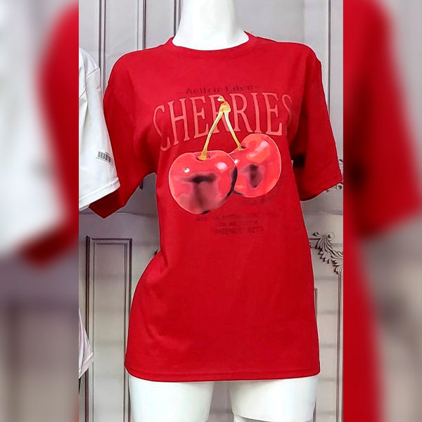 Playera Cherry Roja